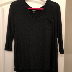Tunic pocket tee- lucky brand